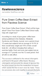 Mobile Screenshot of flawlessscience.wordpress.com