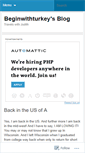 Mobile Screenshot of beginwithturkey.wordpress.com