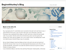 Tablet Screenshot of beginwithturkey.wordpress.com