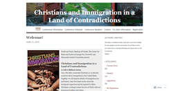 Desktop Screenshot of christiansandimmigrants.wordpress.com