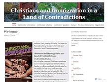 Tablet Screenshot of christiansandimmigrants.wordpress.com