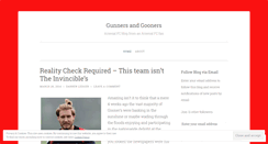 Desktop Screenshot of gunnersandgooners.wordpress.com