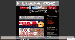 Desktop Screenshot of lincolncompany.wordpress.com