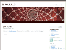 Tablet Screenshot of aguilillo.wordpress.com