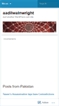 Mobile Screenshot of aadilwainwright.wordpress.com
