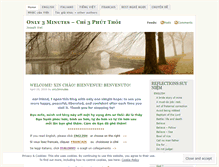 Tablet Screenshot of only3minutes.wordpress.com