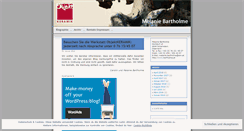 Desktop Screenshot of melaniebartholme.wordpress.com