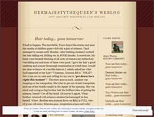 Tablet Screenshot of hermajestythequeen.wordpress.com