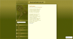 Desktop Screenshot of danapascalau.wordpress.com