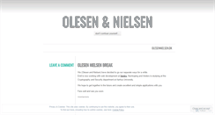 Desktop Screenshot of olesennielsen.wordpress.com