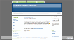 Desktop Screenshot of lightwebdesigner.wordpress.com