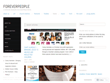 Tablet Screenshot of foreverpeople.wordpress.com