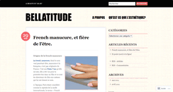 Desktop Screenshot of bellatitude.wordpress.com