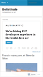 Mobile Screenshot of bellatitude.wordpress.com