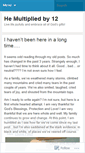 Mobile Screenshot of hemultipliedby12.wordpress.com