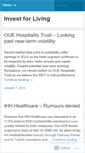 Mobile Screenshot of investforliving.wordpress.com