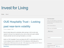 Tablet Screenshot of investforliving.wordpress.com
