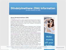 Tablet Screenshot of diindolylmethane.wordpress.com