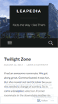 Mobile Screenshot of leapedia.wordpress.com