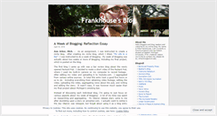 Desktop Screenshot of frankhouse.wordpress.com