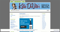 Desktop Screenshot of kkdevito.wordpress.com