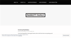 Desktop Screenshot of parrottpeople.wordpress.com