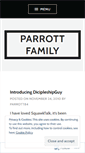 Mobile Screenshot of parrottpeople.wordpress.com