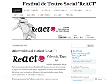 Tablet Screenshot of festivalreact.wordpress.com