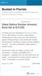 Mobile Screenshot of bustedinflorida.wordpress.com