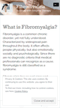 Mobile Screenshot of fibromyalgiaenzymetherapy.wordpress.com