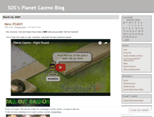 Tablet Screenshot of planetcazmosos.wordpress.com