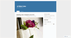 Desktop Screenshot of aibakecake.wordpress.com