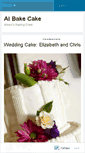 Mobile Screenshot of aibakecake.wordpress.com