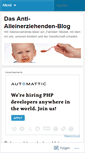Mobile Screenshot of antialleinerziehende.wordpress.com
