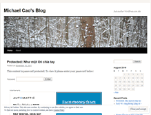 Tablet Screenshot of michaelcao.wordpress.com