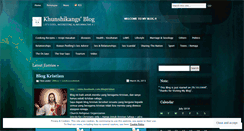 Desktop Screenshot of khunshikang.wordpress.com