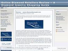 Tablet Screenshot of diamondjewelryretailersreview.wordpress.com