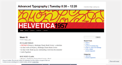 Desktop Screenshot of helvetica1957.wordpress.com