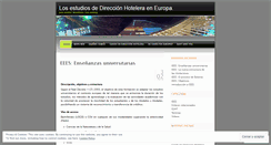Desktop Screenshot of direccionhoteleraeneuropa.wordpress.com