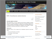 Tablet Screenshot of direccionhoteleraeneuropa.wordpress.com