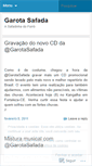 Mobile Screenshot of garotasafada.wordpress.com