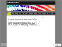 Tablet Screenshot of garotasafada.wordpress.com