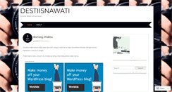 Desktop Screenshot of destiisnawati.wordpress.com