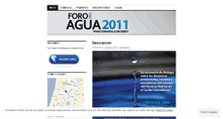 Desktop Screenshot of forodelagua2011.wordpress.com