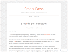 Tablet Screenshot of cmonfatso.wordpress.com