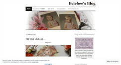 Desktop Screenshot of eviebee.wordpress.com