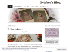 Tablet Screenshot of eviebee.wordpress.com