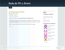 Tablet Screenshot of bodapiliyalvaro.wordpress.com