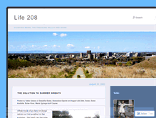 Tablet Screenshot of life208.wordpress.com