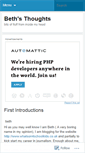 Mobile Screenshot of beth14s.wordpress.com